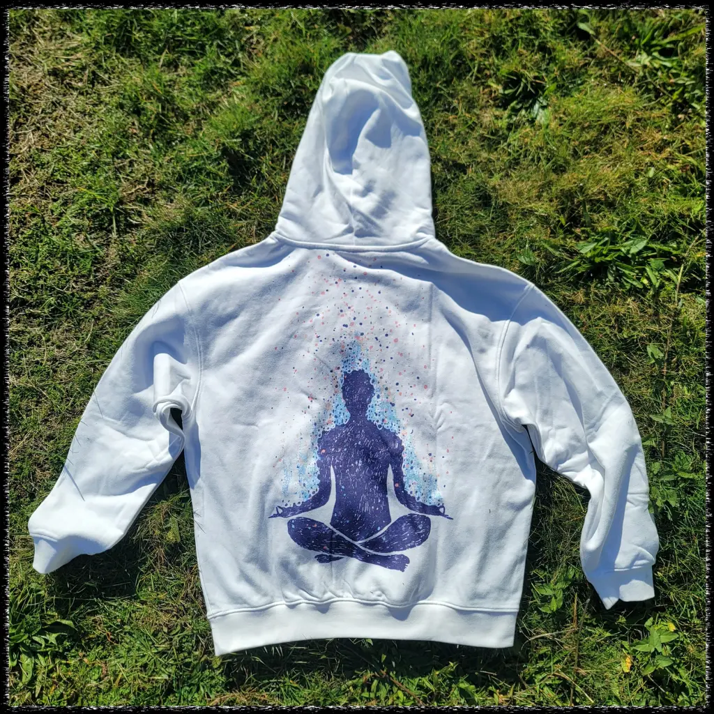 white hg sweater back