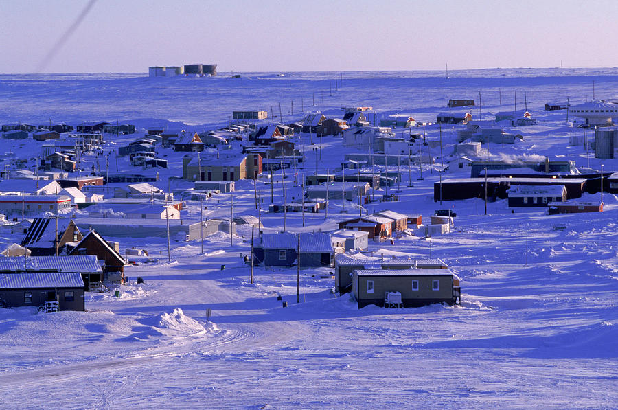 5 Magic Mushroom Experiences in Nunavut 3 overview of Igloolik Nunavut Canada